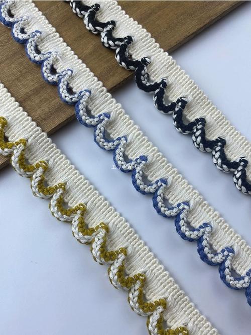 新款純棉線花邊防織帶 手工DIY versatile裝飾邊，點亮服裝鞋帽與家居